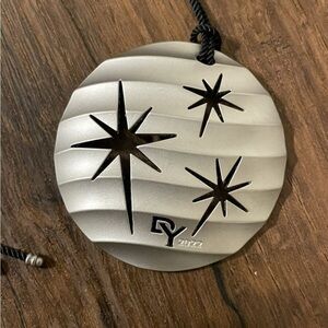 Elegant Silver Star Ornament